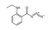 Benzoyl azide, 2-(ethylamino) Structure