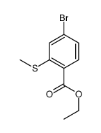 ethyl 4-bromo-2-methylsulfanylbenzoate Structure