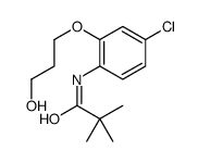 N-[4-chloro-2-(3-hydroxypropoxy)phenyl]-2,2-dimethylpropanamide结构式