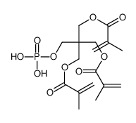 [2,2-bis(2-methylprop-2-enoyloxymethyl)-3-phosphonooxypropyl] 2-methylprop-2-enoate Structure
