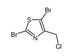 2,5-DIBROMO-4-(CHLOROMETHYL)THIAZOLE Structure