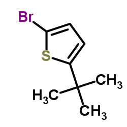 2-溴-5-(1,1-二甲基乙基)-噻吩结构式