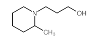 1-Piperidinepropanol,2-methyl- Structure