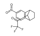 2,2,2-Trifluoro-1-(4-nitrotricyclo[6.2.1.02,7]undeca-2,4,6-trien-11-yl)ethanone Structure