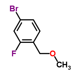 4-溴-2-氟-1-(甲氧基甲基)苯结构式