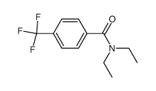 N,N-diethyl-4-(trifluoromethyl)benzamide Structure