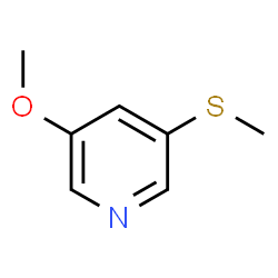 5-Methoxy-3-methylthiopyridine Structure