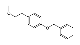 1-(Benzyloxy)-4-(2-methoxyethyl)benzene结构式