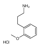 3-(2-methoxyphenyl)propan-1-amine,hydrochloride Structure