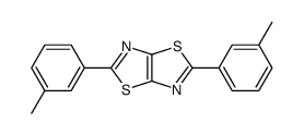2,5-di-m-tolyl-thiazolo[5,4-d]thiazole结构式