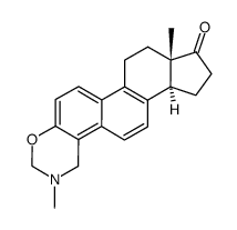 2,8a-dimethyl-(8ar,11at)-2,3,7,8,8a,10,11,11a-octahydro-1H-cyclopenta[7,8]phenanthro[1,2-e][1,3]oxazin-9-one结构式