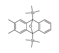 9,10-bis(trimethylsilyl)-9,10-dihydro-9,10-epoxy-2,3-dimethylanthracene结构式