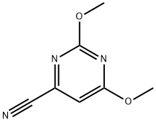 2,6-Dimethoxypyrimidine-4-carbonitrile Structure