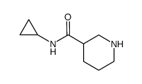 N-cyclopropylpiperidine-3-carboxamide结构式