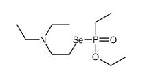 2-[ethoxy(ethyl)phosphoryl]selanyl-N,N-diethylethanamine结构式