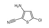 3-Amino-5-chloro-2-thiophenecarbonitrile Structure