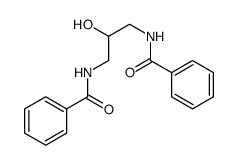 N-(3-benzamido-2-hydroxypropyl)benzamide结构式