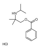 [2-methyl-2-(propan-2-ylamino)propyl] benzoate,hydrochloride Structure