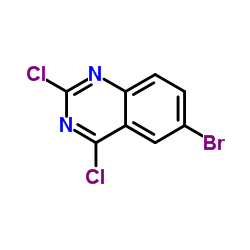 6-溴-2,4-二氯喹唑啉结构式