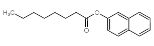beta萘酚辛酸酯结构式