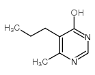 6-甲基-5-丙基-4(1H)-嘧啶酮结构式