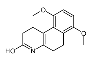 7,10-dimethoxy-2,4,5,6-tetrahydro-1H-benzo[f]quinolin-3-one结构式