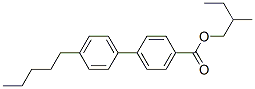 4'-Pentyl-4-biphenylcarboxylic acid 2-methylbutyl ester结构式