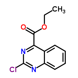 2-氯喹唑啉-4-甲酸乙酯结构式