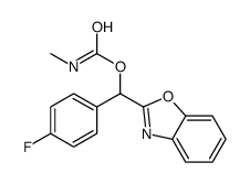 [1,3-benzoxazol-2-yl-(4-fluorophenyl)methyl] N-methylcarbamate结构式