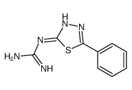 2-(5-phenyl-1,3,4-thiadiazol-2-yl)guanidine结构式