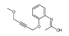 N-[2-(4-methoxybut-2-ynoxy)phenyl]acetamide结构式