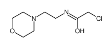 N-(2-氯乙酰基)-2-(4-吗啉)乙胺结构式