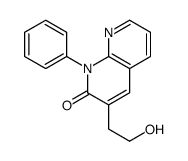 3-(2-hydroxyethyl)-1-phenyl-1,8-naphthyridin-2-one结构式