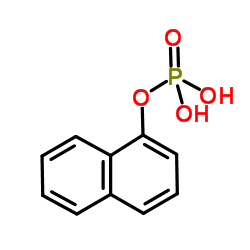 1-Naphthyl dihydrogen phosphate Structure
