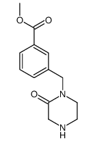 methyl 3-((2-oxopiperazin-1-yl)methyl)benzoate Structure