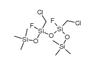 3,5-bis(chloromethyl)-3,5-difluoro-1,1,1,7,7,7-hexamethyltetrasiloxane Structure