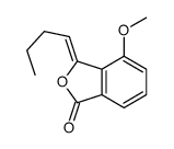 3-butylidene-4-methoxy-2-benzofuran-1-one结构式