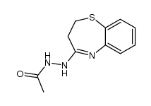 N'-(2,3-dihydrobenzo[b][1,4]thiazepin-4-yl)acetohydrazide结构式