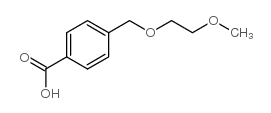 4-((2-甲氧基乙氧基)甲基)苯甲酸结构式
