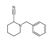 1-benzylpiperidine-2-carbonitrile结构式