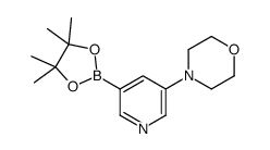 5-Morpholinopyridine-3-boronic acid pinacol ester Structure