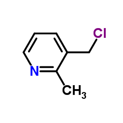 3-(Chloromethyl)-2-methylpyridine Structure