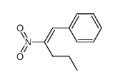 1-phenyl-2-nitro-1-pentene Structure