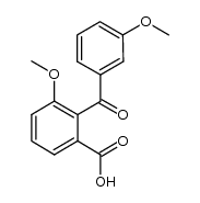 3-methoxy-2-(3-methoxybenzoyl)benzoic acid结构式