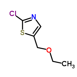 2-氯-5-(乙氧基甲基)噻唑结构式