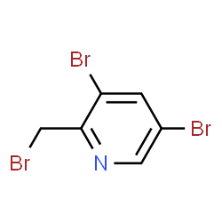 3,5-dibromo-2-bromomethyl-pyridine Structure