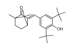 DI-t-BUTYL HYDROXYBENZYLIDENE CAMPHOR Structure