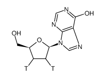 2',3'-DIDEOXYINOSINE-[2',3'-3H] Structure