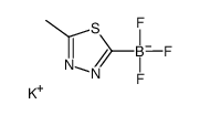 POTASSIUM TRIFLUORO(5-METHYL-1,3,4-THIADIAZOL-2-YL)BORATE Structure