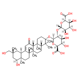 乌拉尔甘草皂苷C结构式